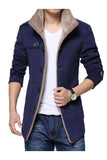 Casual Men Coat - Slim Fit Jacket