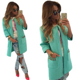 2017 Autumn Women Long Coat Open Stitch Trench Coat for Women Fashion Chaquetas Mujer Trench