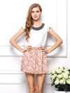 2017 New European Style Chiffon Women T-Shirt Butterfly Sleeve Free Shipping O-Neck Women T-shirt Solid T shirt S-XXL