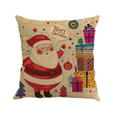 Santa Claus Pillow Cover Christmas Xmas Throw Pillow Case
