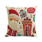 Santa Claus Pillow Cover Christmas Xmas Throw Pillow Case
