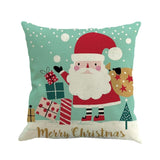 Santa Claus Pillow Cover Christmas Xmas Throw Pillow Case