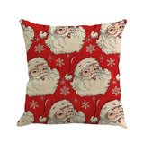 Santa Claus Pillow Cover Christmas Xmas Throw Pillow Case