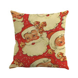 Santa Claus Pillow Cover Christmas Xmas Throw Pillow Case